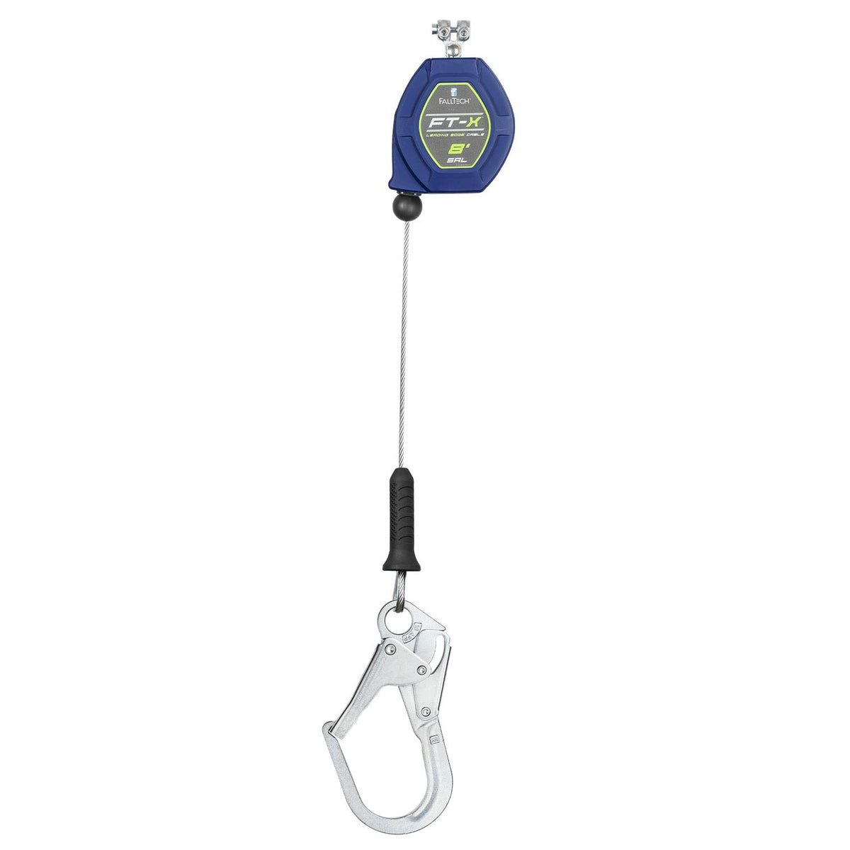 FallTech FT-X LE 8' Cable Replacement Leg for SRL | Steel Rebar Hooks | 82808RP3