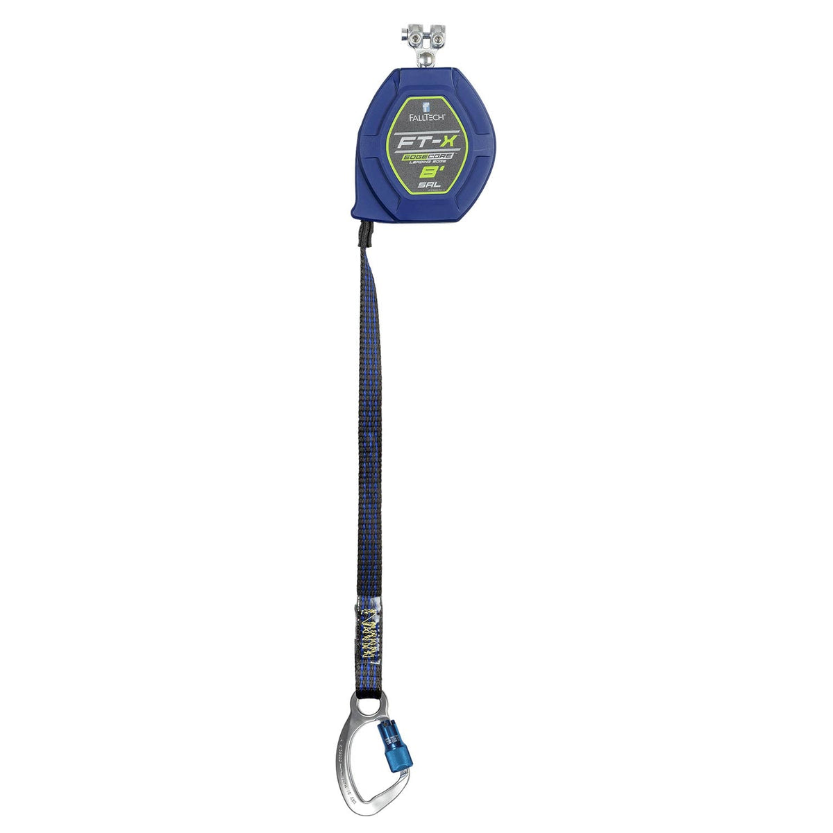 FallTech EdgeCore FT-X LE 8' Replacement Leg for SRL | Aluminum CE Carabiner | 84108RP6