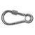 Snap Hook w/ Screw Nut & Eyelet SS T316 - 2-3/8