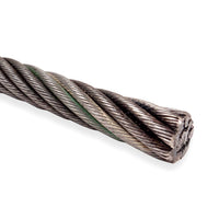 5/8" 8x19 Spin-Resistant Bright Wire Rope - EIPS IWRC | Linear Foot