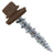 Sharp point metal roofing screws