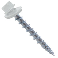 Sharp roofing screws with rubber washer