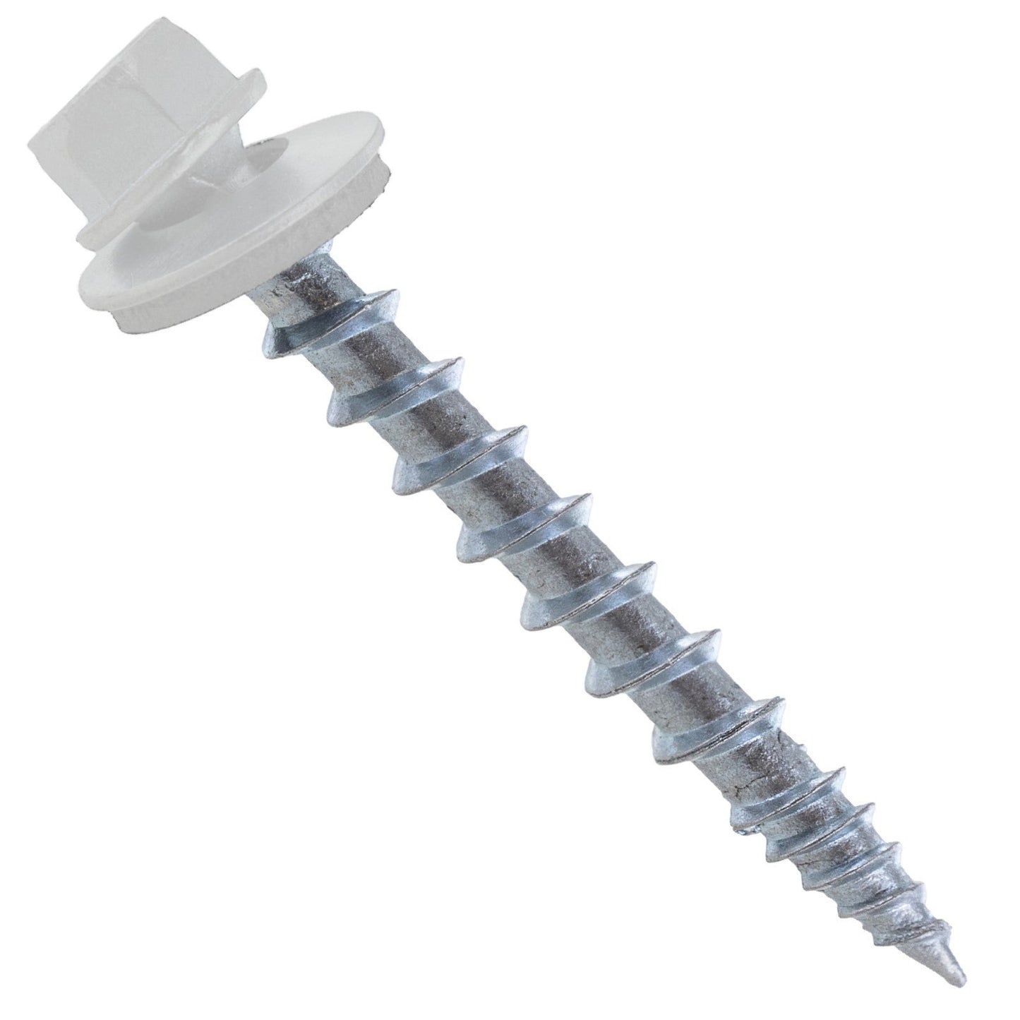 Sharp roofing screws with rubber washer