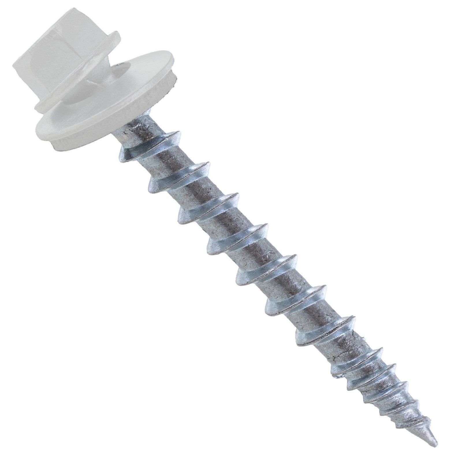 Sharp roofing screws with rubber washer