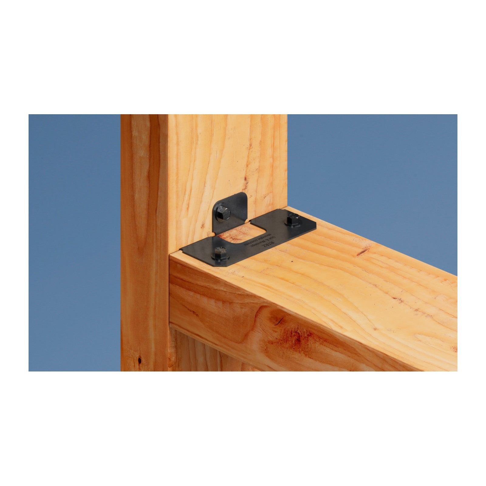 Simpson APRTR Rigid Tie Rail Connector - Black Powder Coat