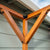 corner bracket and hex screws for pergola