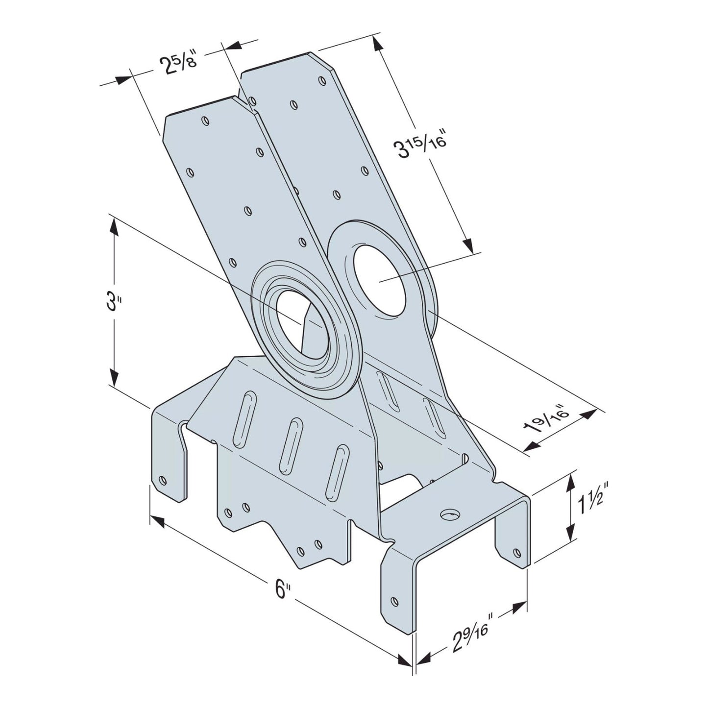 Simpson ATHC Attic Truss Heel Hinge Connector