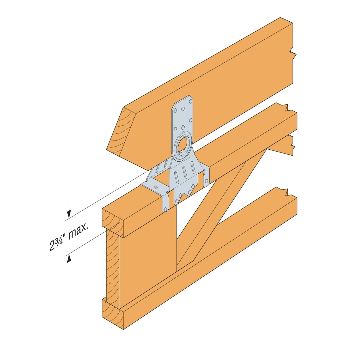 Simpson ATHC Attic Truss Heel Hinge Connector