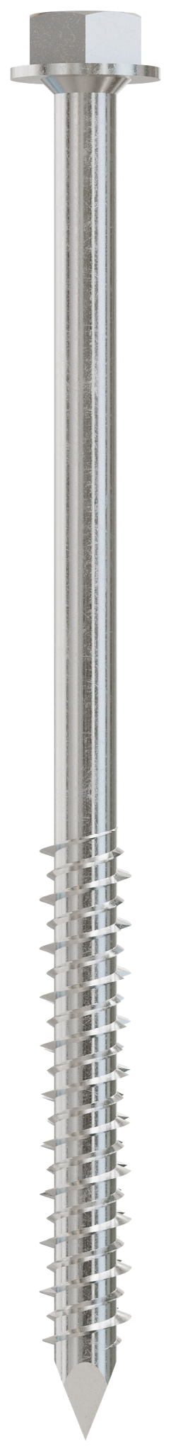 1/4" x 3-3/4" Strong-Tie Hex Head Titen Screw, 410 Stainless Steel, Pkg 100