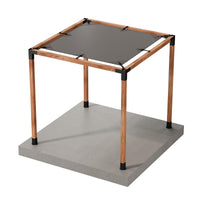 Simpson Strong-Tie B-SAGEG10X10(6X) Sage System DIY 10x10 Pergola Bundle with 10x10 Gray Sunshade