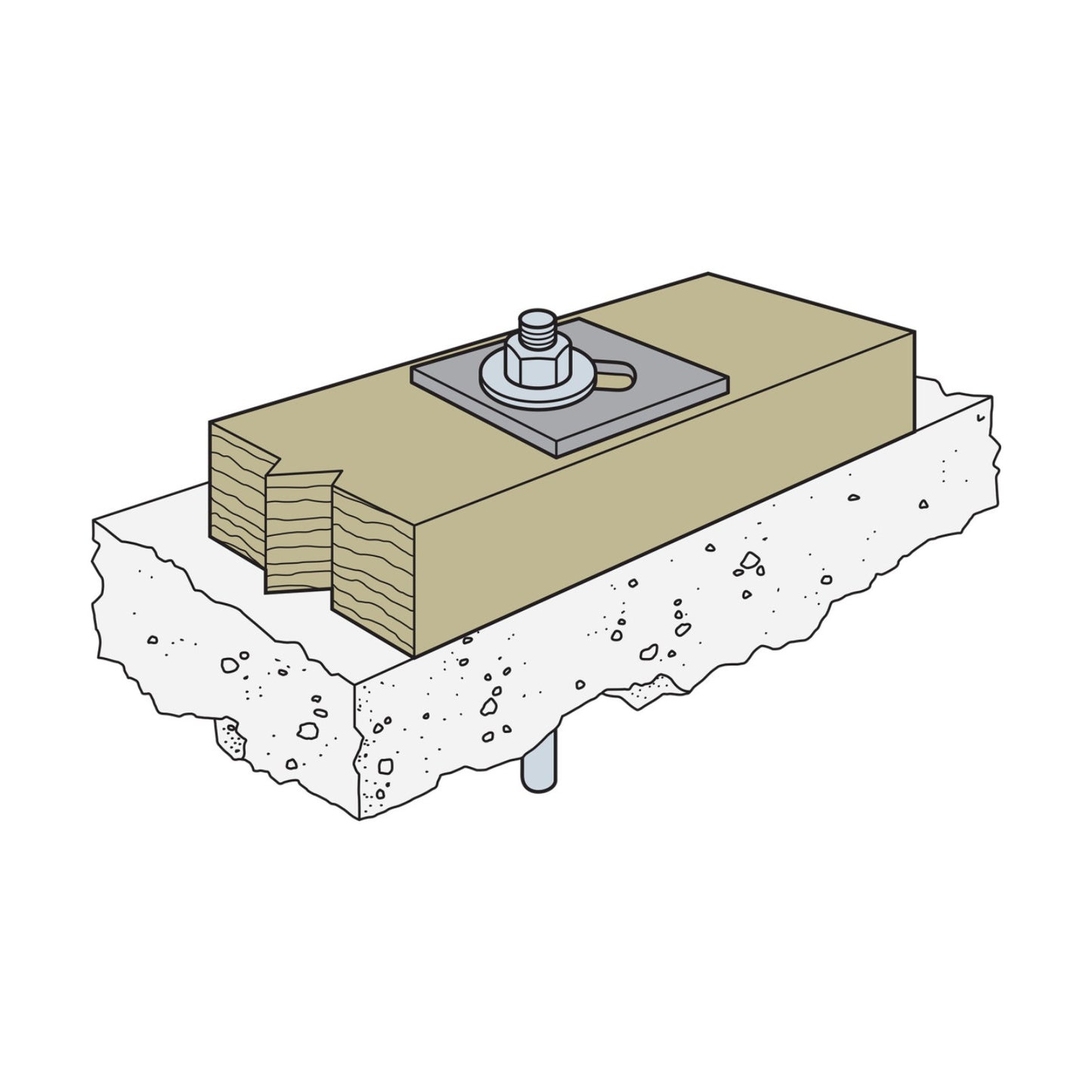 Simpson BPS Bearing Plate installation