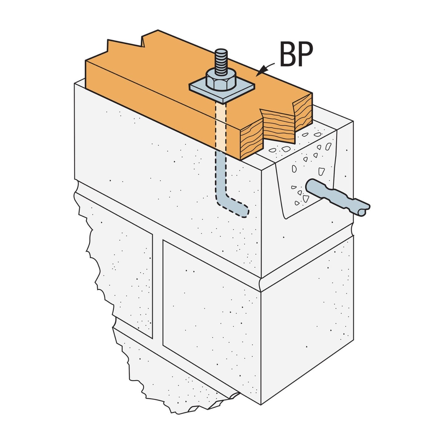 Simpson BP Bearing Plate Install