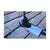 black epdm shingle roof boot installed around metal pipe