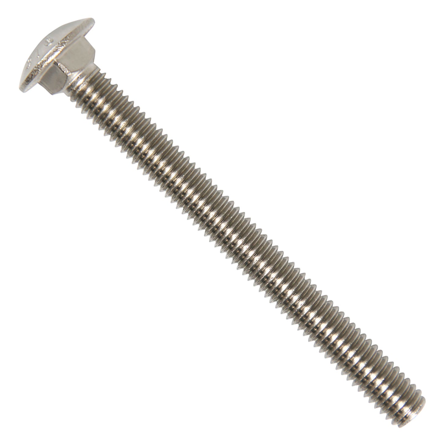 3/8"-16 x 4" Conquest Carriage Bolt - 316 Stainless Steel