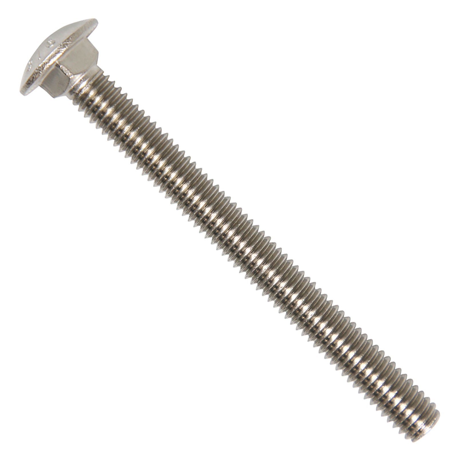 3/8"-16 x 4" Conquest Carriage Bolt - 316 Stainless Steel