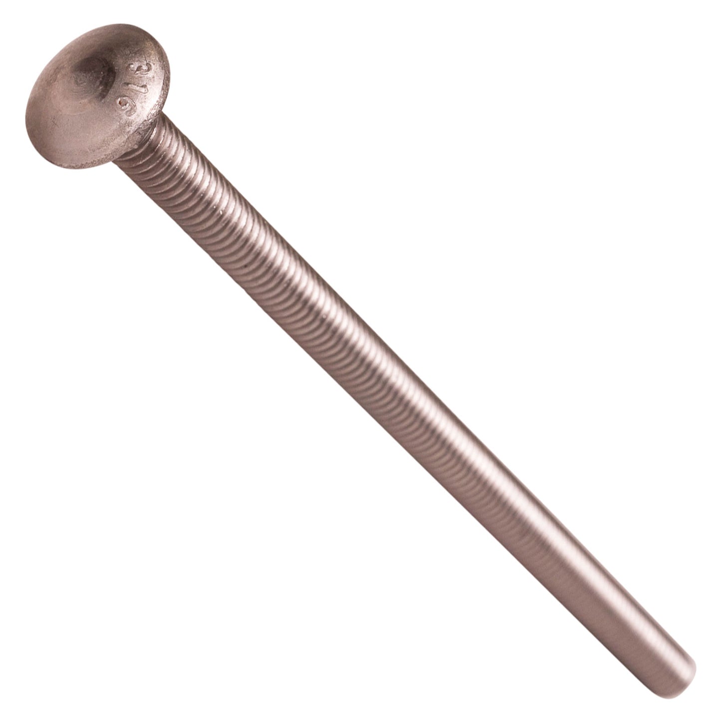 5/16"-18 x 6" Conquest Carriage Bolt - 316 Stainless Steel