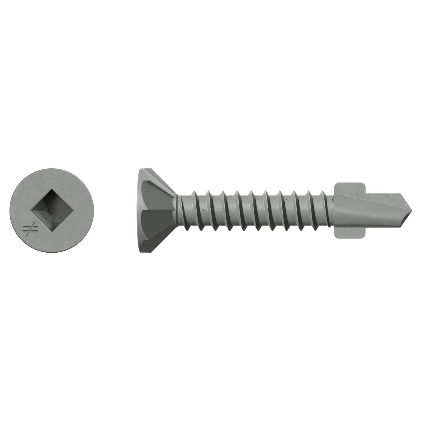#8 X 1-1/16" Quik Drive CBSDQ106-5K Sheathing-To-CFS Collated Screws, Quik Guard Coating, Pkg 5000