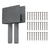 Simpson CCQ3-4SDS2.5 Column Cap w/SDS Screws - Gray Paint