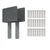 Simpson CCQ5-6SDS2.5 Column Cap w/SDS Screws - Gray Paint