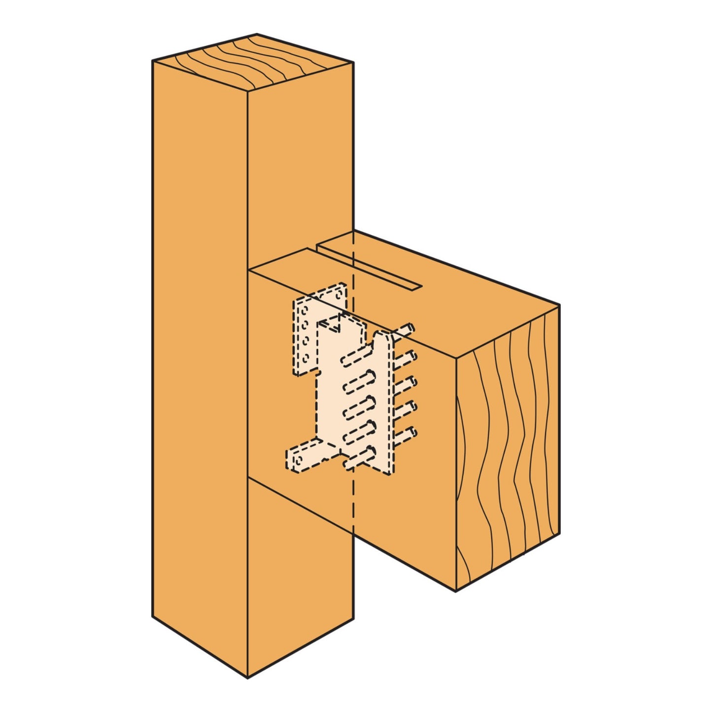 Simpson CJTZ Concealed Joist Tie