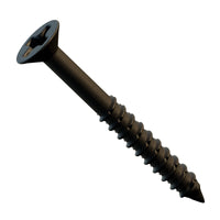 1/4" x 2-3/4" Concrete Screw, Phillips Trim Head- Bronze Dagger-Guard Coating