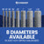8 Diameters Available in a A307 Hot-Dipped Galvanized
