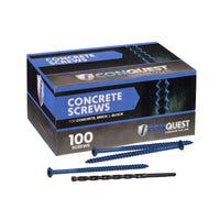 1/4" x 5" Conquest T-30 Flat Head Concrete Screw, Pkg 100