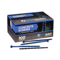 1/4" x 6" Conquest Hex Concrete Screw, Pkg 100