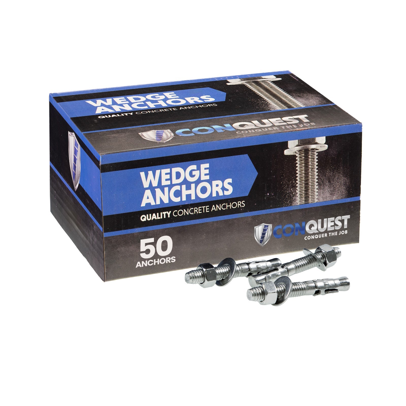 Conquest CWA38-234SS4 Wedge Anchor 50 pack