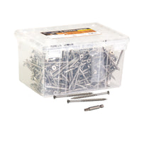 #8 x 3" Conquest T15 Trim Head Deck Screws - 316 Stainless Steel, Pkg. 350