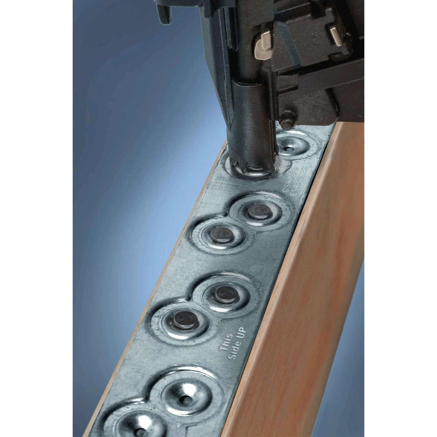Simpson CSHP18-R 18 Gauge High-Performance Coiled Strap Installation