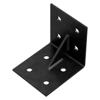 Simpson HL55GPC 5x5 Heavy Angle W/Gusset - Black Powder Coated, Made to Order Non-Returnable
