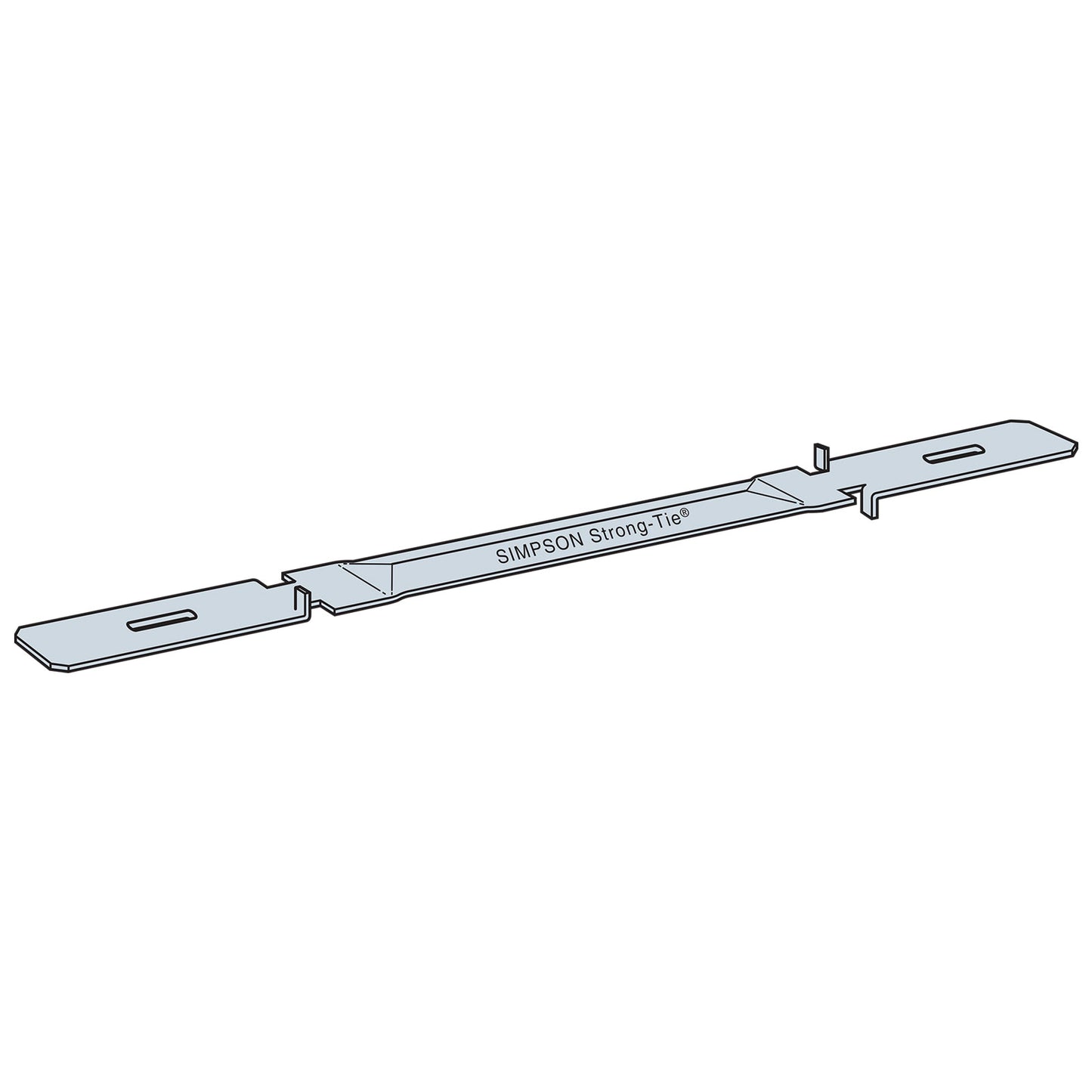 Simpson WT6/125 Wedge Form Tie - G90 Galvanized, Pkg 250