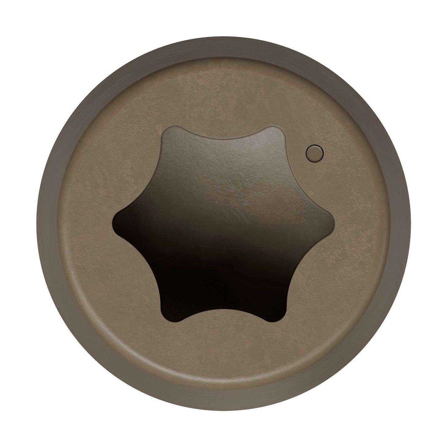 6-lobe star drive - brown 05