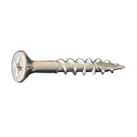 #6 x 3/4" Phillips Flat Head Type 17 Wood Screw w/Nibs - Zinc