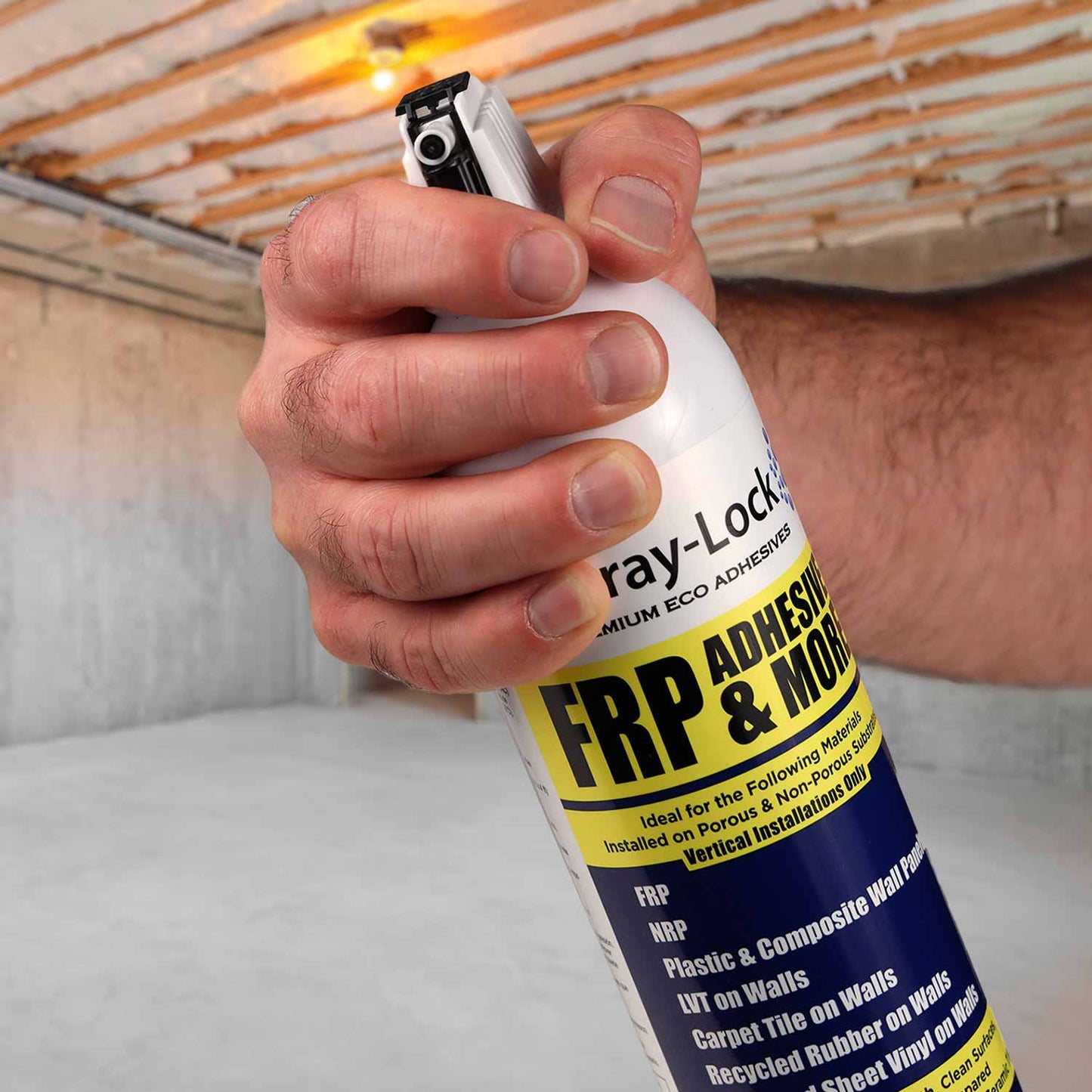 Spray-Lock FRP Eco-Friendly Spray Adhesive (6 cans winterpack)
