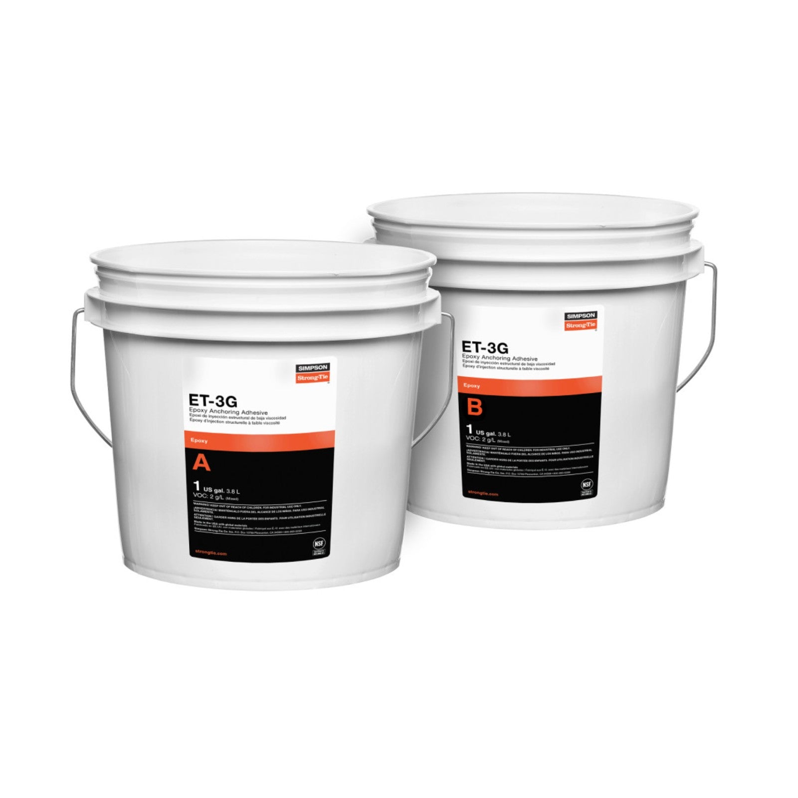 Simpson 2 Gallon Epoxy Adhesive Kit