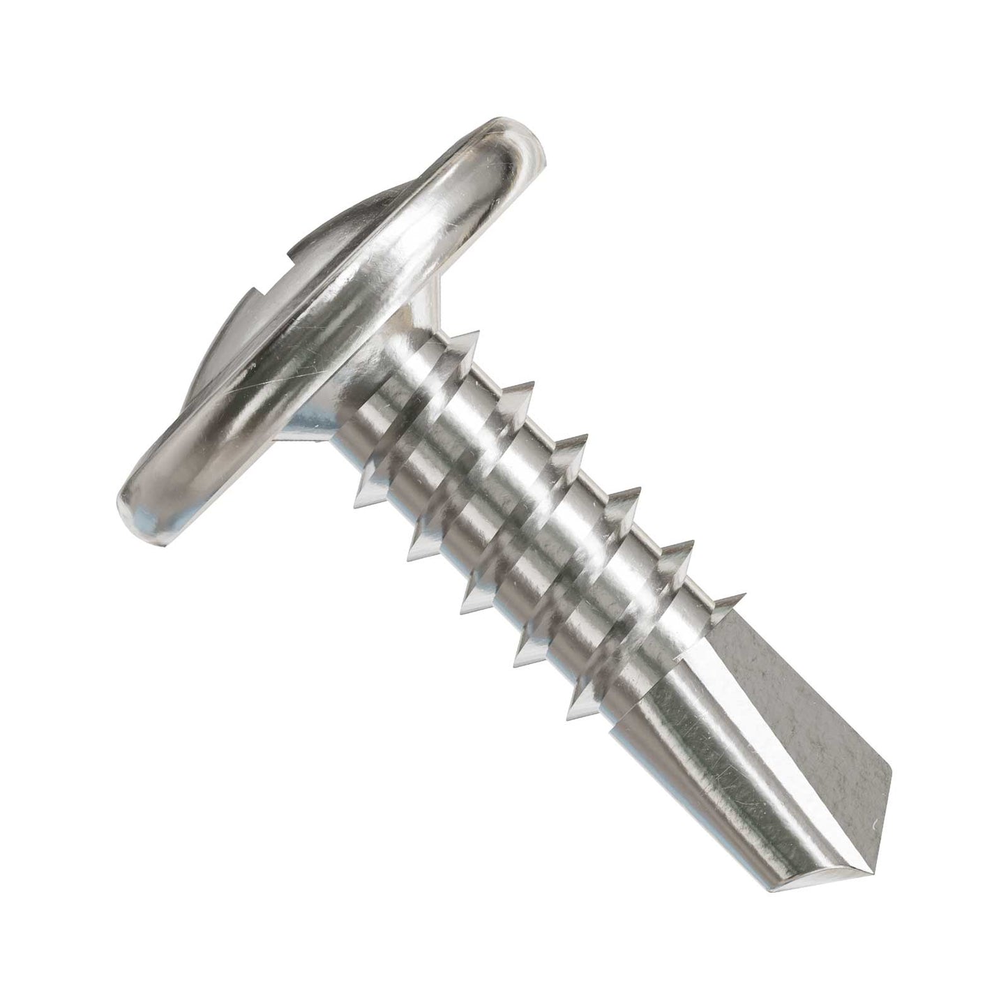 #8 x 9/16" Self-Drilling Wire-Lath Modified Truss-Head Screw - 410 Stainless Steel, Pkg 1000