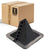 #1 Roofjack Retrofit Square EPDM Pipe Flashing Boot for Metal Roof, BLK