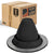#1 Roofjack Round EPDM Pipe Flashing Boot for Metal Roof, Black