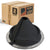 #2 Roofjack Round Retrofit EPDM Pipe Flashing Boot for Metal Roof, Black