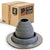 #2 Roofjack Round EPDM Pipe Flashing Boot for Metal Roof, Gray
