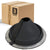 #3 Roofjack Round Retrofit EPDM Pipe Flashing Boot for Metal Roof, Black