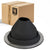 #4 Roofjack Round EPDM Pipe Flashing Boot for Metal Roof, Black