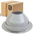#5 Roofjack Round EPDM Pipe Flashing Boot for Metal Roof, Dark Gray