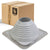 #6 Roofjack Square EPDM Pipe Flashing Boot for Metal Roof, Gray