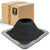 #7 Roofjack Square EPDM Pipe Flashing Boot for Metal Roof, Black
