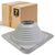 #7 Roofjack Square EPDM Pipe Flashing Boot for Metal Roof, Gray