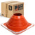 #6 Roofjack Square Silicone Pipe Flashing Boot for Metal Roof, Red
