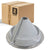 #2 Roofjack Round Retrofit EPDM Pipe Flashing Boot for Metal Roof, Gray